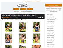 Tablet Screenshot of clubtoriblack.com